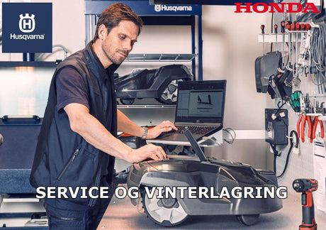 Vinterlagring og maskinservice