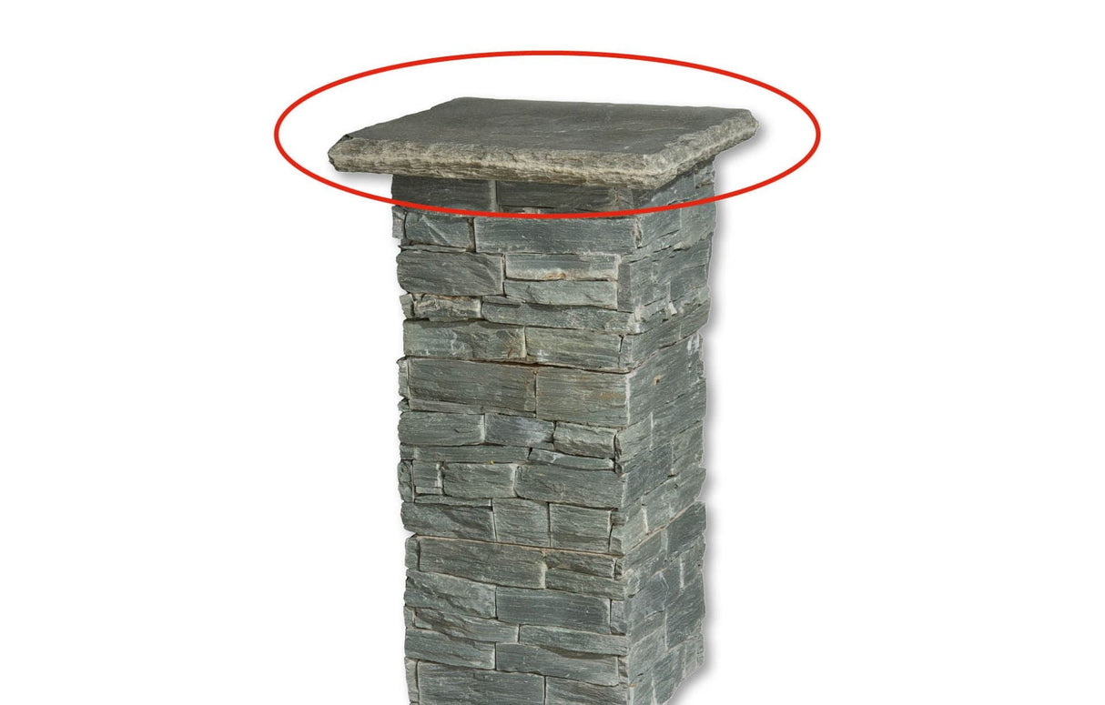 Panelstein Toppsten Søyleblokk Skifer 50x50 cm