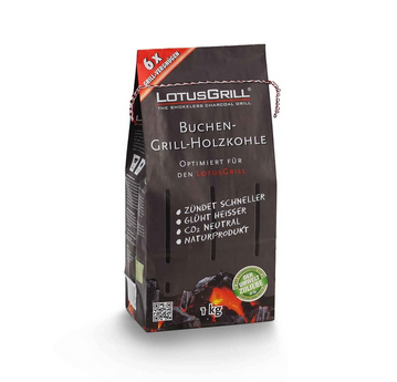 LotusGrill natural beechwood Charcoal 2.5 kg  in bag