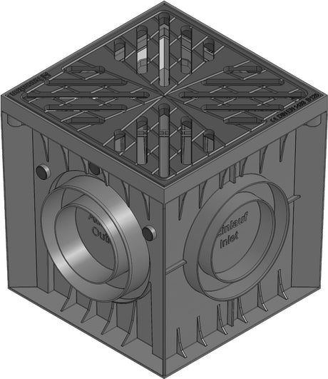 Hauraton Sandfangkum m/ Støpejernsrist C250