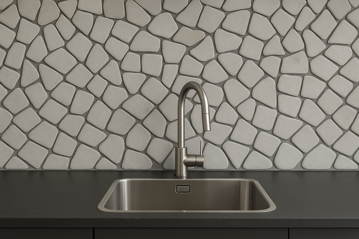 MOSAIKK MARMOR THASSOS RANDOM