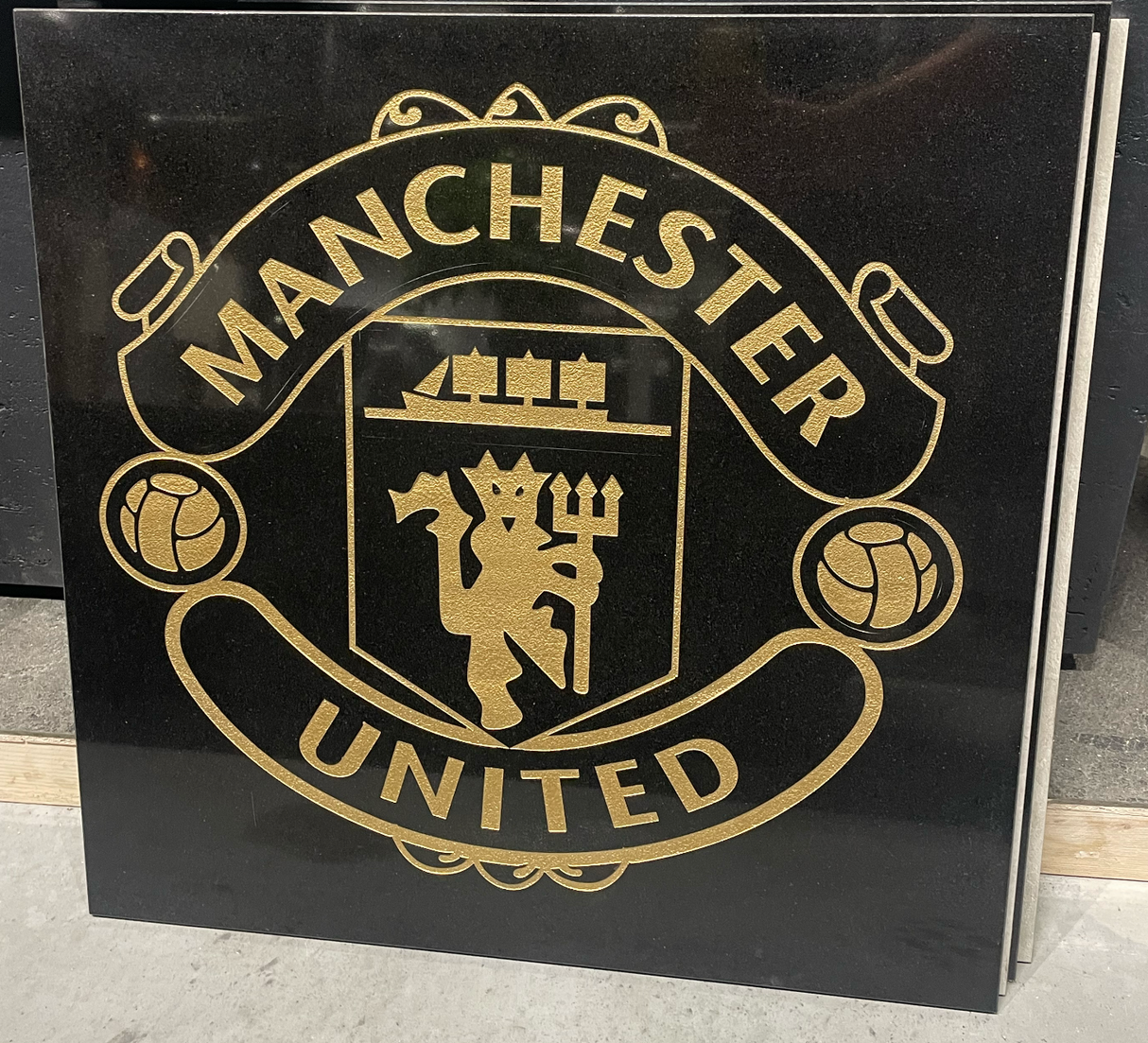 Gravering (motiv på flis)