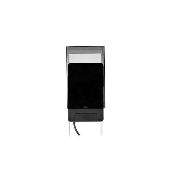 SMART HUB PROTECTOR skal beskytte in-lite SMART-HUB-150 transformatoren, hvor transformatoren er installert på yttervegg og utsatt for direkte regn. Ved bruk av plastikkdekselet trengs det 3mm ekstra plass, dette løses ved å løsne festeskruende to svinger.