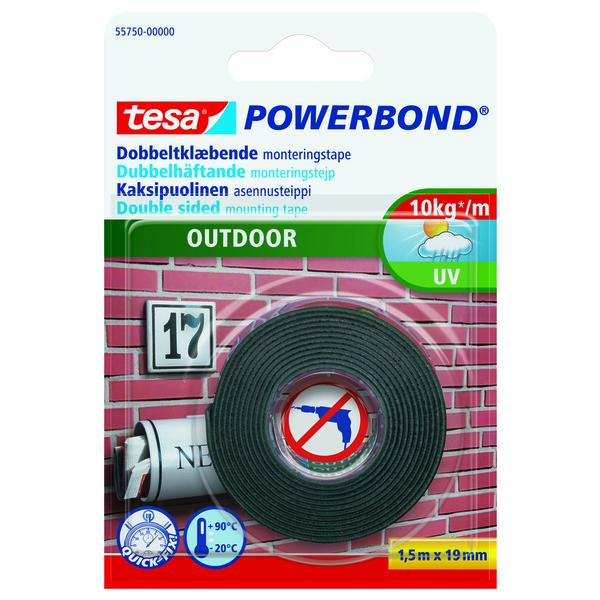 Hvis du leter etter en måte å montere ting som postkasser og husnumre permanent, trenger du ikke lete lenger enn til tesa Powerbond OUTDOOR. Den er perfekt for faste overflater, og fungerer like godt utendørs som innendørs. Denne tapen er så lett å bruke, at alt du trenger er en saks. Under optimale forhold vil en enkelt 10 cm stripe kunne holde 1 kg, så den er ganske sterk også. image