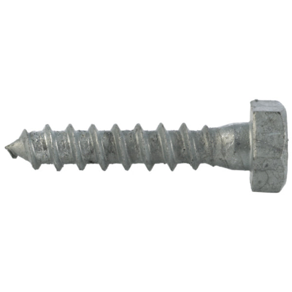 Treskrue med sekskanthode - Fransk treskrue DIN571. Kvalitet 4.6 Varmforsinket treskrue med sekskanthode, delgjenget. Korrosjonsklasse: C4 - Utendørs: Industri og kyststrøk med moderat saltinnhold. Innendørs: Kjemiske bedrifter, svømmebasseng, skipsverft, båtbyggerier. image