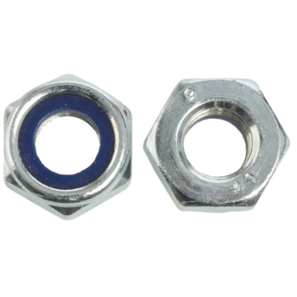 Låsemutter med nylonring DIN985. Syrefast/A4-70. Kvalitet 6. Korrosjonsklasse: C5 - Utendørs: (Industri) Industri og kyststrøk med høy fuktighet og aggressiv atmosfære. (Marin) Kyst og havsstrøk med høyt saltinnhold. Innendørs: Bygninger med nesten konstant kondensasjon og sterkt forurenset atmosfære. image