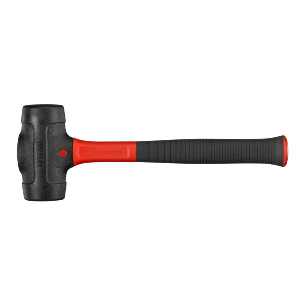 Hammerhodet er dekket med uretan, og den rekylfrie funksjonen bruker stålkuler for å dempe slaget og redusere rekylen. Det myke hodet er skånsomt for underlaget og slår ikke gnister ettersom det ikke har synlig metall. Ergonomisk skaft av glassfiber og håndtak av Santoprene gummi. image