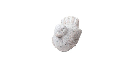 Granitt figur fugl lys