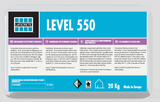 Laticrete LEVEL 550 a 20 Kg