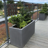 Plantekasse Jort 100 grå - L:100 B:40H:50 cm