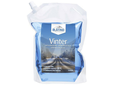 Blåtind Spylervæske Vinter-15C 3 Liter Pose