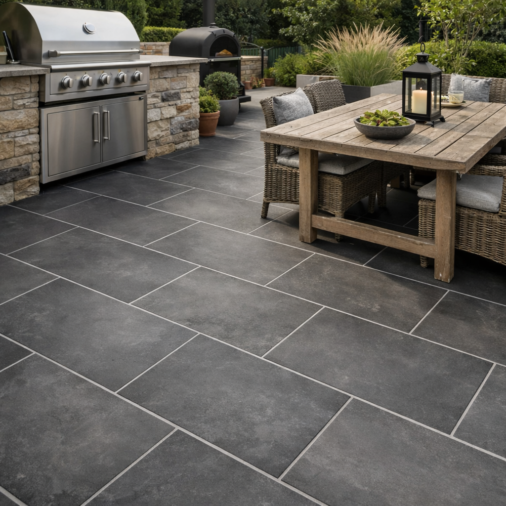 Brasil Grå Skiferflis (30x60)