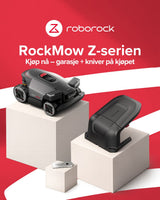 RoboRock RockMow Z1 m/garasje