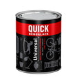 Quick Bengalack Universal gir en flott og blank overflate og kan brukes på så og si alt. Den er utviklet til å gi en sterk og slitesterk overflate til underlag av metall, tre og hardplast - inne som ute. Brukt i kombinasjon med Quick Bengalack Grunning vil du få en overfalte som varer i år etter år. I tillegg kan produktet blandes i nærmest alle farger. image