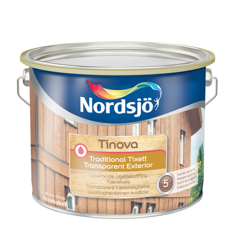 Nordsjø Tinova Traditional Tixett Transp. Gul 9 l image