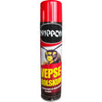 Kraftig spray med opp til 3 m rekkevidde. Vepsebolet fuktes med skum , som utrydder veps i bolet og holder andre veps borte. image