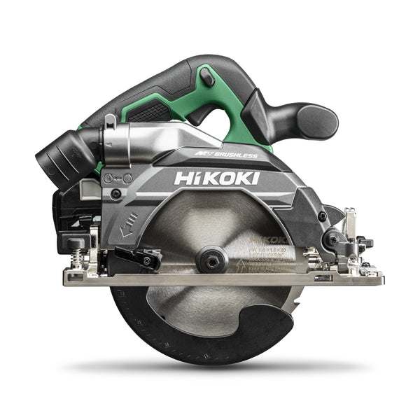 TEKNISKE DATA Spenning 36V Batterikapasitet 2,5Ah Batteriholder Slide Antall batterier 2 Batteri BSL36A18 Lader UC18YSL3 Bladdiameter 165 mm Hulldiameter 20 mm Skjæredybde m/45 gr 45 mm Skjæredybde m/90 gr 66 mm Maks gjæringsvinkel -5 gr - 45 gr Hastighet ubelastet 2.000/4.300/5.600 Vibrasjonsnivå m/s2 2,0 Lydtrykknivå dB(A) 89 Lydeffektnivå dB(A) 100 Lydtrykkusikkerhet K dB(A) 3 Lengde 285 mm Bredde 188 mm Høyde 265 mm Vekt u/batteri 2,7 kg Vekt m/batteri 3,4 kg Kraftfull og rask sirkelsag med 3 moduser...