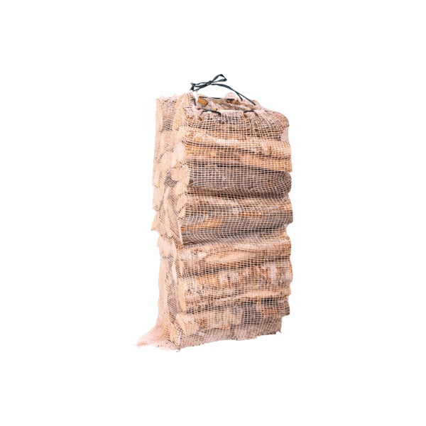 UV-stabilisert, formstabil sekk av høy kvalitet. Med hel snor. For engangsbruk. Alle våre vedsekker testes og kontrolleres for å holde topp kvalitet. 60 x 80 cm. Rommer ca. 22 kg tørr bjørkeved. image