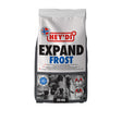 Heydi Expand Frost er en ekspanderende og utfyllende sementbasert tørrmørtel. Heydi Expand Frost ekspanderer i plastisk fase med 1-3 % slik at maksimal styrke og utfylling oppnås uten at dette medfører noen sprengvirkning. Heydi Expand Frost benyttes til innstøping av bolter og forankring av metallgjenstander i betong og fjell, og til understøpsarbeider. Laveste temperatur er minus 20 grader, men  