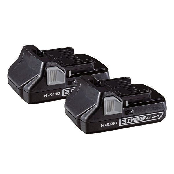 Pakke med 2 x 3,0Ah slide batterier 18V. Avansert Lithium (Li-ion) batteriteknologi- Kompatibelt med alle 18V Li-ion slide produkter. Enda mer kompakt (18 mm lavere og 270 g lettere enn forgjengeren BSL1830). Opp til 260% lenger levetid enn konvensjonelle batterier. Ingen memoryeffekt gjør at batteriet tåler etterlading/klattlading. Lite selvutlading gjør at batteriet kan lagres over lengre tid uten forringelse av batterikapasitet. Batterikretssikring som beskytter mot utlading og overlading. Slide batte...