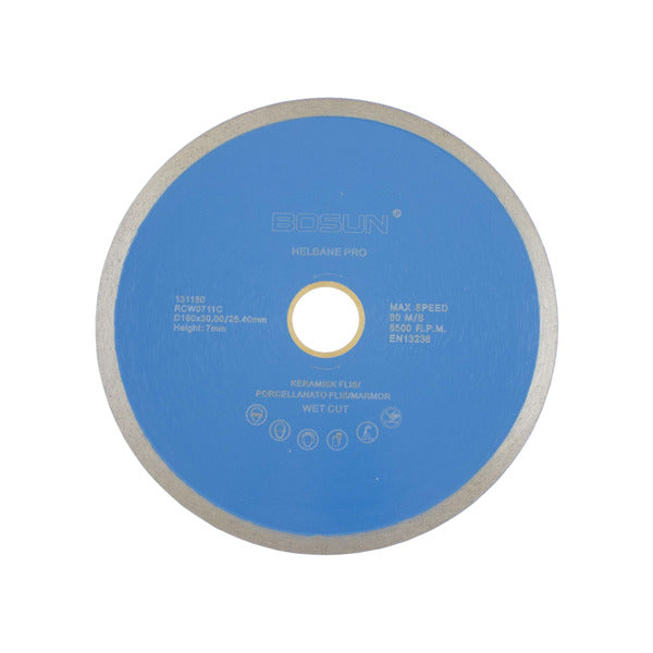 Diamantblad helbane 180/30-25,4 mm Bosun Pro Blå image
