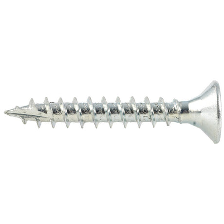 MFT Treskrue forsenket med elektrolytiskbehandling er bergnet for montasje i tre, plugg, spon-/ platematerialer innendørs. Anbefalt innskruingshastighet: 400-1200/min. image