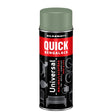 Quick Bengalack Universal spray er det ideelle valget når du vil redesigne og fornye ting raskt og enkelt. Den er spesielt egnet for gjenstander med krinker og kroker der pensel ikke kommer til. Med spray kan du velge mellom mange tidsriktige og populære farger. Brukes på metall, tre og hardplast, alt i fra interiørdetaljer til møbler, verktøy, leker og hageredskaper. Mulighetene er mange! Overmalbar på ca 5 min. Alt kan fornyes! image