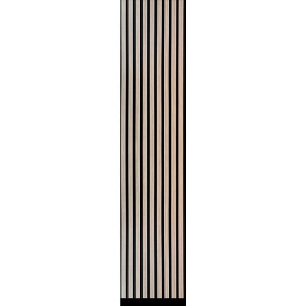 Sett et moderne preg på dine rommiljøer med ART Spilepanel. Oppdag hvor enkelt det er å forvandle ditt hjem med våre støyreduserende og estetiske spilepaneler. Hvert spileelement består av solide, sorte MDF plater med ferdigmonterte folierte spiler - ideell for tørre soner og godt ventilerte baderom. Med not-og fjærsystem skjules overgangen mellom platene, noe som gir et sømløst resultat og enkel montering. Spilepanelene kan brukes til vegger og tak eller mindre designprosjekter som sengegavl, innramming...