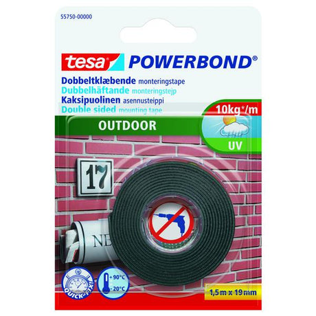 Hvis du leter etter en måte å montere ting som postkasser og husnumre permanent, trenger du ikke lete lenger enn til tesa Powerbond OUTDOOR. Den er perfekt for faste overflater, og fungerer like godt utendørs som innendørs. Denne tapen er så lett å bruke, at alt du trenger er en saks. Under optimale forhold vil en enkelt 10 cm stripe kunne holde 1 kg, så den er ganske sterk også. image