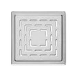 Design Slukrist N°19 20x20cm børstet stål image