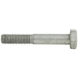 Sekskantskrue DIN931(delgjenget) DIN933 (helgjenget). Varmforsinket skrue med sekskanthode. Kvalitet 8.8. Bruksområde: Sammenskruinger, tre mot tre og i beslag. Korrosjonsklasse: C4 - Utendørs: Industri og kyststrøk med moderat saltinnhold. Innendørs: Kjemiske bedrifter, svømmebasseng, skipsverft, båtbyggerier. image