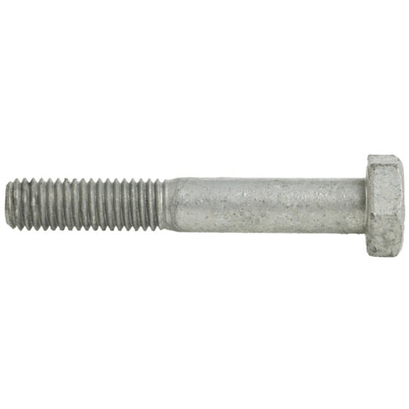 Sekskantskrue DIN931(delgjenget) DIN933 (helgjenget). Varmforsinket skrue med sekskanthode. Kvalitet 8.8. Bruksområde: Sammenskruinger, tre mot tre og i beslag. Korrosjonsklasse: C4 - Utendørs: Industri og kyststrøk med moderat saltinnhold. Innendørs: Kjemiske bedrifter, svømmebasseng, skipsverft, båtbyggerier. image