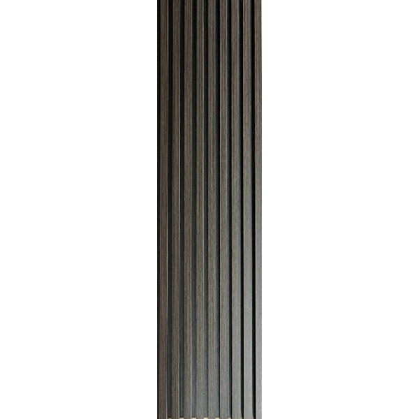 Sett et moderne preg på dine rommiljøer med ART Spilepanel. Oppdag hvor enkelt det er å forvandle ditt hjem med våre støyreduserende og estetiske spilepaneler. Hvert spileelement består av solide, sorte MDF plater med ferdigmonterte folierte spiler - ideell for tørre soner og godt ventilerte baderom. Med not-og fjærsystem skjules overgangen mellom platene, noe som gir et sømløst resultat og enkel montering. Spilepanelene kan brukes til vegger og tak eller mindre designprosjekter som sengegavl, innramming...