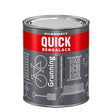 Quick Bengalack Grunning er en robust og rusthindrende grunning som sikrer det beste underlaget. Etterbehandles med 2 strøk Quick Bengalack Universal. Den er utmerket til alle underlag av metall og gir god heft til underlag som tre og hardplast. Grunningen gir et silkematt utseende og kan benyttes som toppstrøk alene, men da med 3 strøk. image