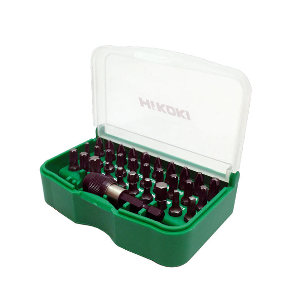 Robust eske med belteklips Transparent lokk Innhold: 1 stk bitsholder med hurtigfeste, Phillips: 1, 2 (x3), 3, Pozidrive: 1, 2 (x3), 3, Torx: 10, 15, 20 (x4), 25 (x4), 27 , 30 , 40, Sekskant: 2, 3, 4, 5, 6, Firkant: 1, 2 image