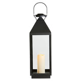 Lanterne med led lys. Lanterne størrelse 19,5x19,5x60cm. IP44. Bruker 2XAA batterier. Størrelse lys Ø7,5x12,5cm.
Med timer: 8/16 