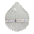 GLASSPLATE D114 B94CM 6mm Form G  KLART GLASS DRÅPE image