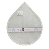 GLASSPLATE D114 B94CM 6mm Form G  KLART GLASS DRÅPE image
