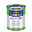 Trestjerner Gulvmaling har svært god vedheft og slitestyrke og kan i tillegg til tre- og parkettgulv anvendes på laminatgulv, vinylbelegg og betong. Den er enkel å bruke, og krever svært lite forarbeid. Malingen er vanntynnet og lukter lite. Trestjerner Gulvmaling fås i glansgradene blank, halvblank og matt og kan blandes i mange farger. image