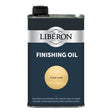 Liberon Finishing oil er en høykvalitetsolje som b.la. inneholder en høy andel av kinesisk treolje, harpikser og tørkemidler. Finishing oil er derfor spesielt motstandsdyktig mot vann, alkohol og fettsyrer. Ideell til alt av innendørs treverk som kjøkkenbenk, benk på baderom, badstue, arkitektonisk treverk (dører, vinduer, listverk) innendørsmøbler, dreid treverk, treskurd, knivskaft, geværskjefter, betong, marmor etc. Er sertifisert for bruk på barneleker og alt som er i kontakt med matvarer. Brukes ogs...