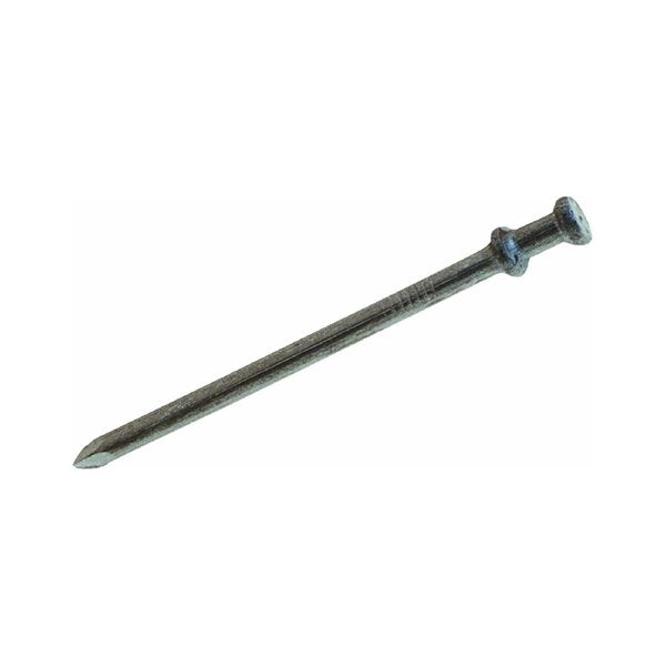 Blank forskalingsspiker er utformet med dobbelt hode. Det nederste gir klem på planken mens det ytre hode benyttes til uttrekk med brekkjern eller hammerklo. Dobbelthodet spiker benyttes til alle typer midlertidige konstruksjoner, stillaser etc. image