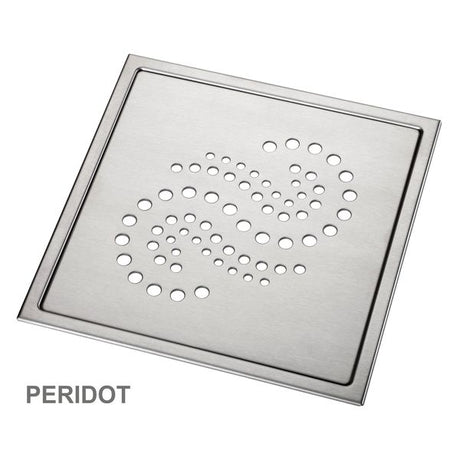 Design Slukrist Peridot 20x20cm børstet syrefast stål image