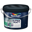 Nordsjø Supermatt er en helmatt dekkende maling for utvendige fasader. Produktet er lett å applisere og har meget god dekkevne, som gjør det enkelt å nå et godt sluttresultat. Supermatt er basert på akryl/alkyd teknologi med spesielt fyllingsmiddel som gir en holdbar og robust overflate. image