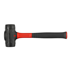 Hammerhodet er dekket med uretan, og den rekylfrie funksjonen bruker stålkuler for å dempe slaget og redusere rekylen. Det myke hodet er skånsomt for underlaget og slår ikke gnister ettersom det ikke har synlig metall. Ergonomisk skaft av glassfiber og håndtak av Santoprene gummi. image