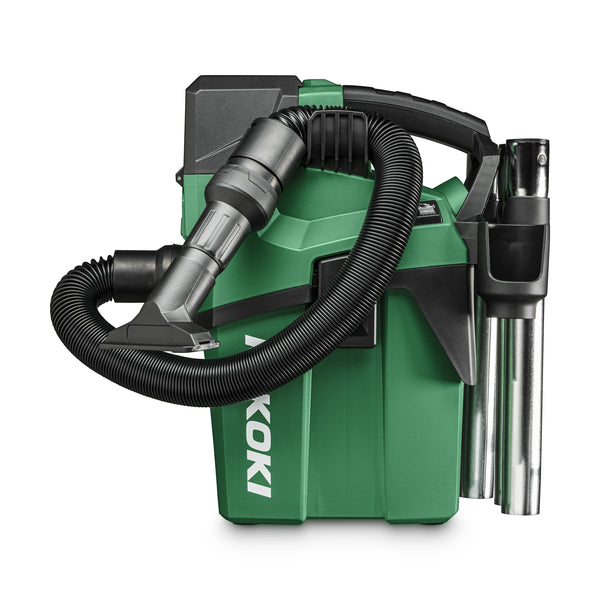 Kompakt støvsuger med 6 L tank som kan bytte mellom to effektmoduser. Luftmengde 2,1 m3 /min, luftmengde 120 mbar. Leveres med slange, støvsugerrør, dyseadapter, 2x dyser, EPA-filter, støvpose, tilbehørsholder og skulderstropp. TEKNISKE DATA Spenning: 18V Batterifeste: Slide Antall batterier: 0 Med batterilader: Nei Effekt: 40W/90W Støvkapasitet: 5,1 L Væskekapasitet: 3,5 L Beholdervolum: 6 L Bruker støvpose: Ja Maks. undertrykk: 120 mbar (12 kPa) Klasse: L Automatisk filterrengjøring: Ja Lydeffektnivå d...